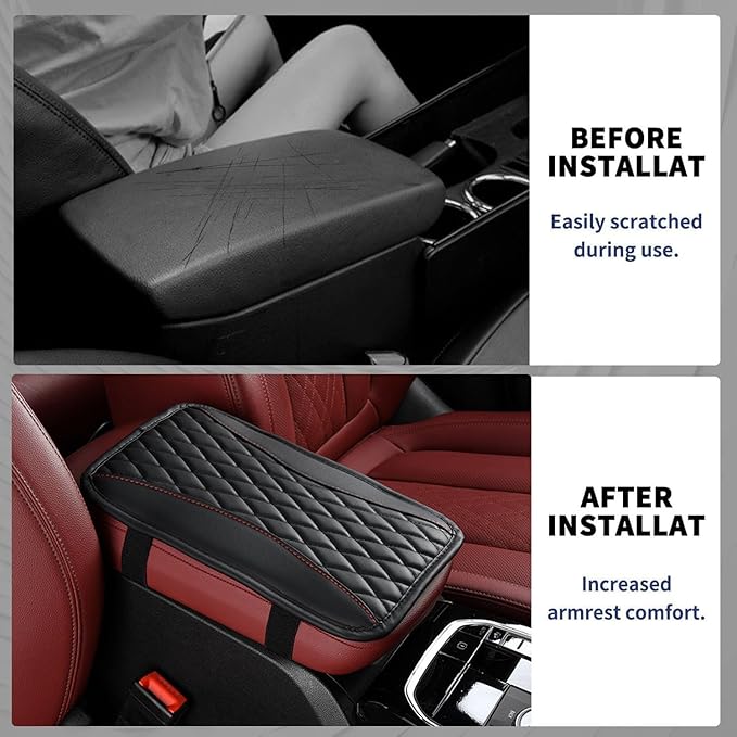 Auto Center Console Pad for Bentley Continental GTC(2019-2024) Accessories Car Armrest Cushion Protects Your armrest and Feels Comfortable on Your Elbows and arms