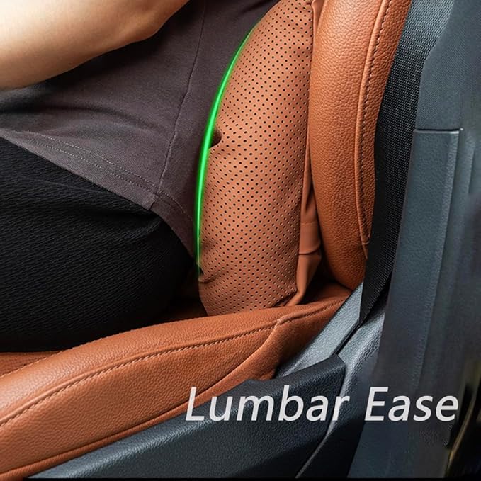 Neck Pillow Automotive Seat Cushions for Honda CR-V 6th/VI V IV III II I RW/RT/RM/RE/RD/Hybrid 2015-2025, Relieving Neck Stiffness Sciatica Relief Car Headrest Lumbar Pillow,Red