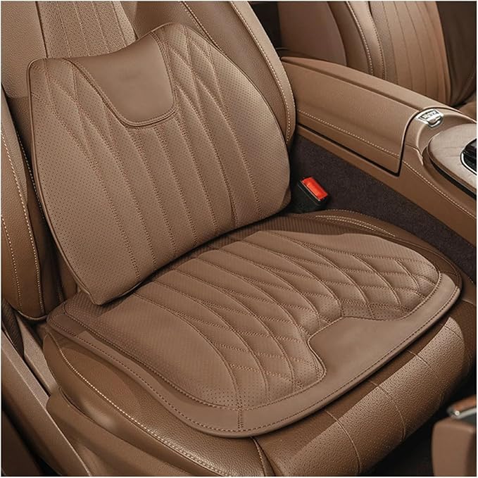 KAnduo M Car Seat Cushion for BMW All Model I3 I4 I8 X1 X2 X3 X4 X5 X5M X6 X7 Z4 Car Lumbar Support Pillow Auto Seat Waist Back Cushion Y (Color : Black B)