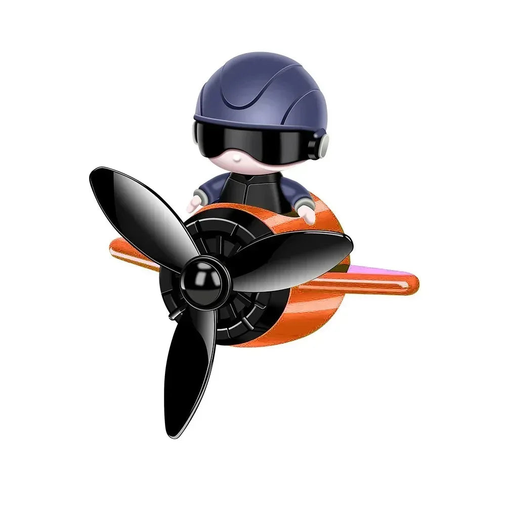 Universal Car Air Freshener Diffuser - Rotating Propeller Design