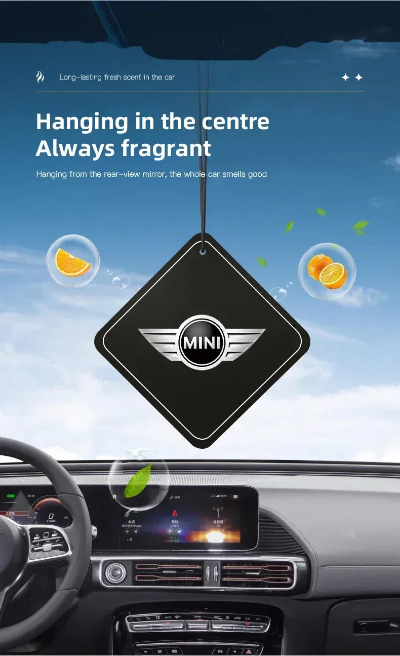 Mini Cooper Car Air Freshener Rearview Mirror Pendant