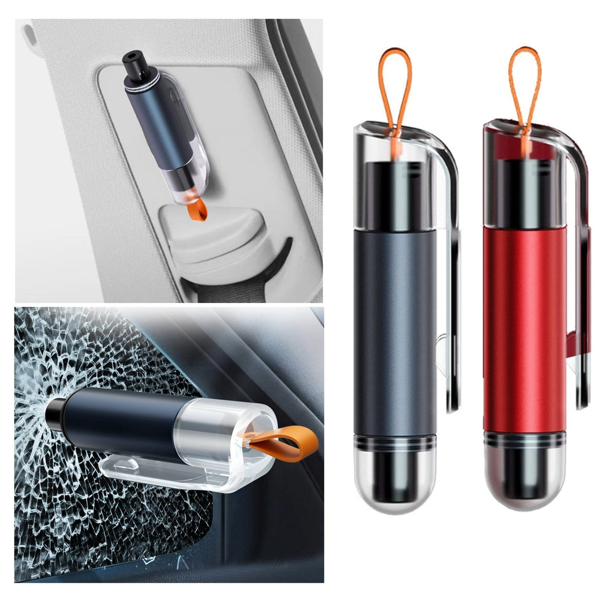 Emergency Car Window Glass Breaker & Seatbelt Cutter